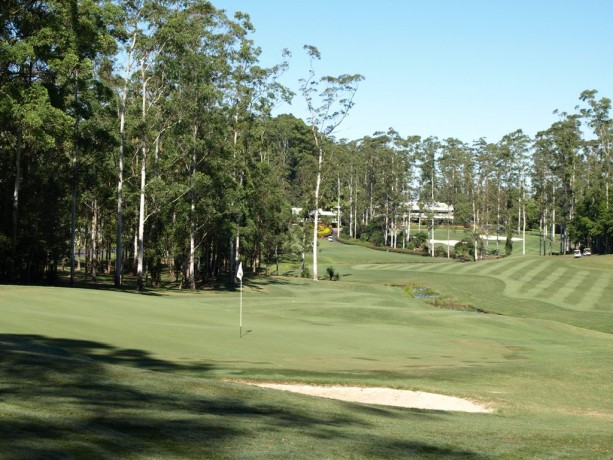 Bonville Golf Resort 1st Hole Reverse View