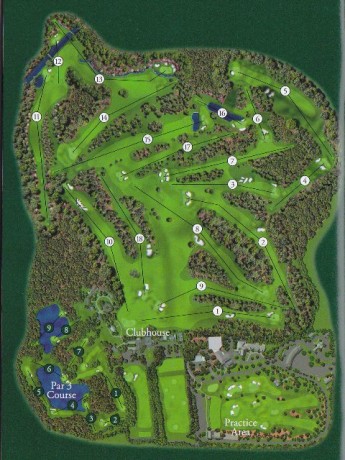 Course map for Augusta National Golf Club