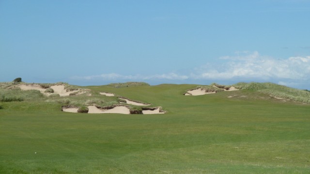 The 10th fairway at Barnbougle Dunes