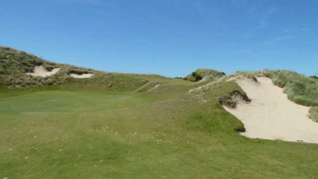 The 8th fairway at Barnbougle Dunes