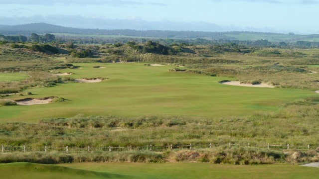 The 1st tee at Barnbougle Lost Farm