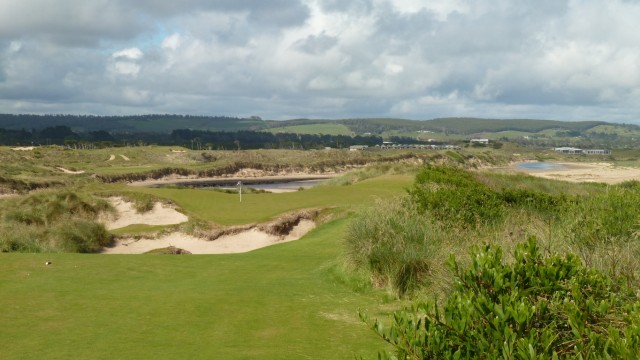 The 4th tee at Barnbougle Lost Farm