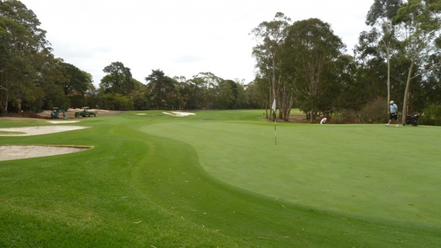 The 13th green at Concord Golf Club