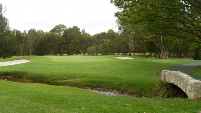 The 8th green at Concord Golf Club