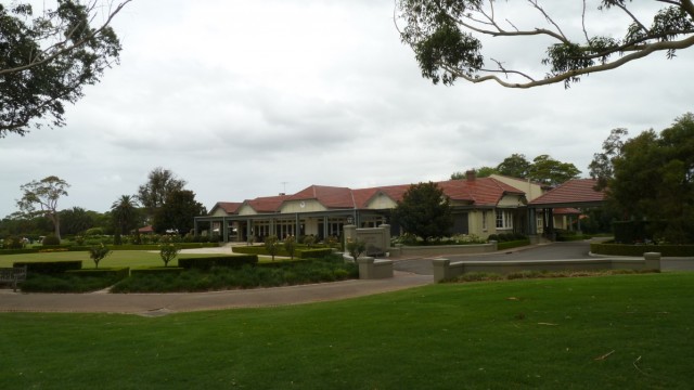 The clubhouse at Concord Golf Club