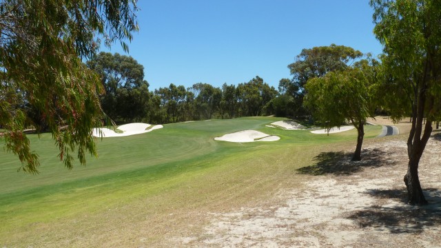 The 10th green at Cottesloe Golf Club