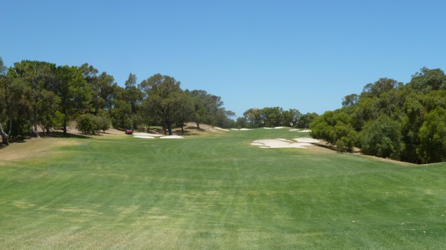 The 17th fairway at Cottesloe Golf Club