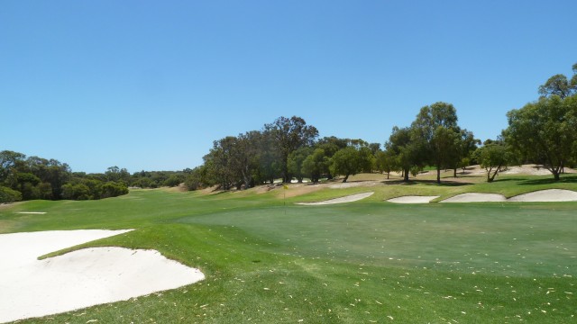 The 17th green at Cottesloe Golf Club