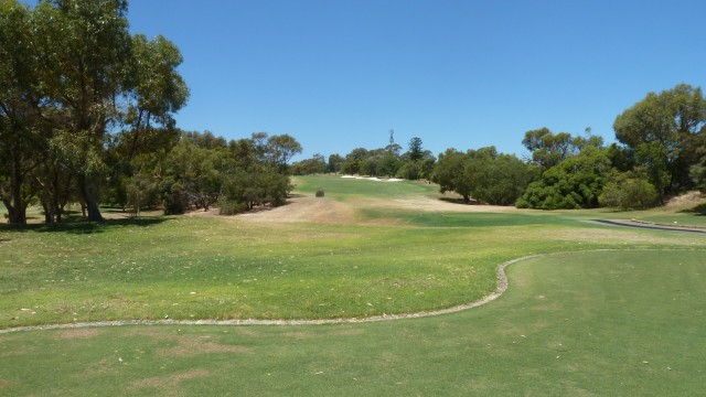 The 18th tee at Cottesloe Golf Club