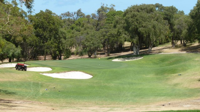 The 2nd tee at Cottesloe Golf Club