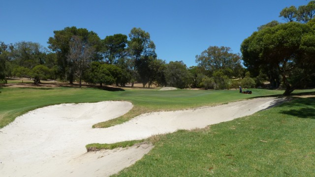 The 4th green at Cottesloe Golf Club