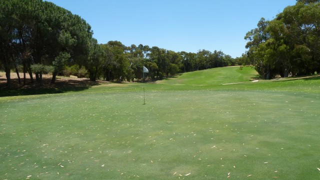 The 7th green at Cottesloe Golf Club