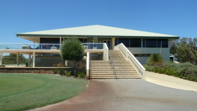 The clubhouse at Cottesloe Golf Club