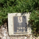 Tee markers at Cottesloe Golf Club