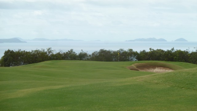 View of the 13th green at Hamilton Island Golf Club