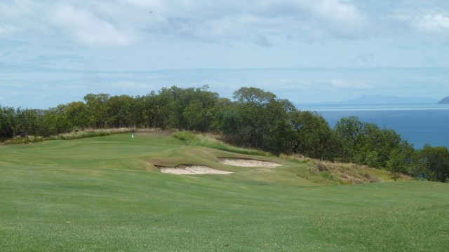 The 15th green at Hamilton Island Golf Club