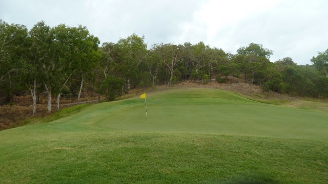 View of the 2nd green at Hamilton Island Golf Club