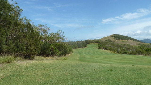 View after leaving the 8th tee at Hamilton Island Golf Club