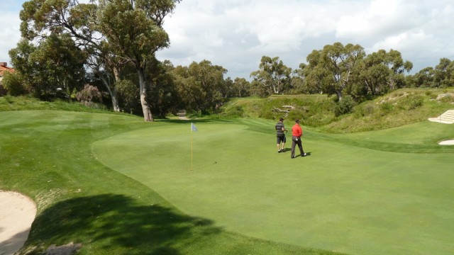 The 16th green at Joondalup Resort Dune Course