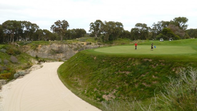 The 3rd Green at Joondalup Resort Quarry Course