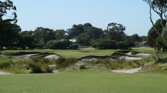 The 10th tee at Kingston Heath Golf Club