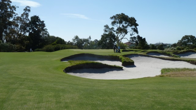 The 11th green at Kingston Heath Golf Club