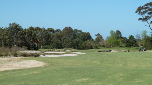 The 12th fairway at Kingston Heath Golf Club