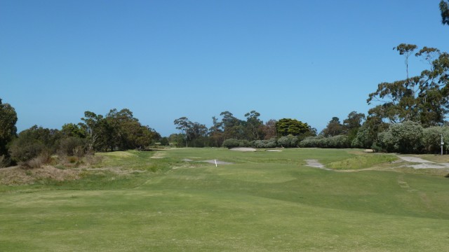 The 12th tee at Kingston Heath Golf Club