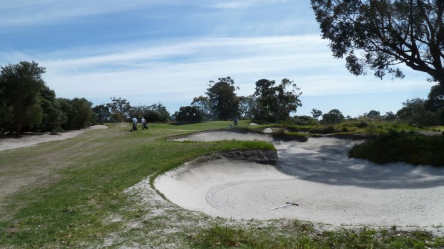 The 15th fairway at Kingston Heath Golf Club