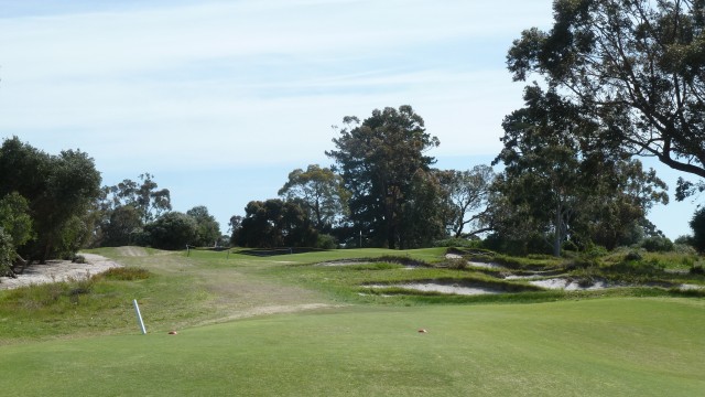 The 15th tee at Kingston Heath Golf Club