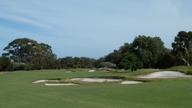 The 16th fairway at Kingston Heath Golf Club