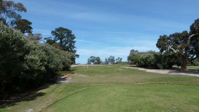 The 16th tee at Kingston Heath Golf Club