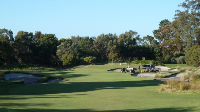 The 19th tee at Kingston Heath Golf Club