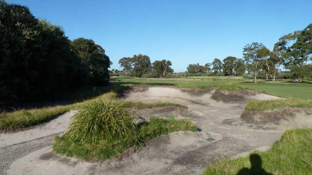 The 2nd fairway at Kingston Heath Golf Club