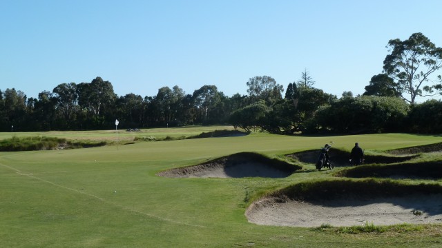 The 4th green at Kingston Heath Golf Club