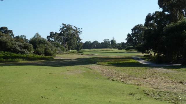 The 4th tee at Kingston Heath Golf Club