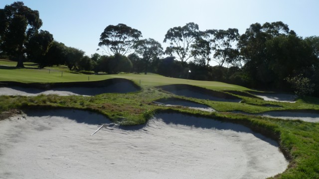 The 5th green at Kingston Heath Golf Club