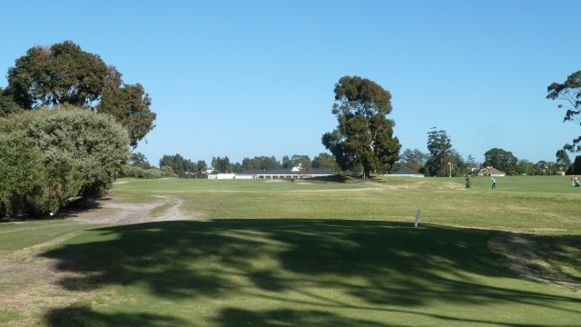 The 6th tee at Kingston Heath Golf Club