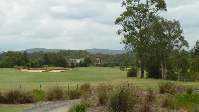 The 11th tee at Kooindah Waters Golf Club