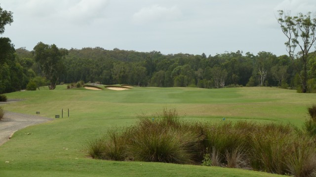 The 1st tee at Kooindah Waters Golf Club