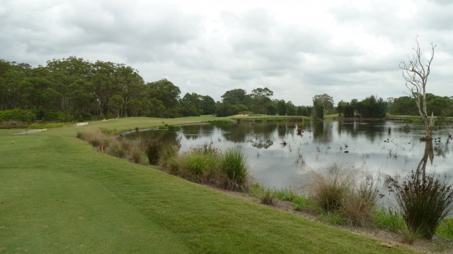 The 2nd tee at Kooindah Waters Golf Club