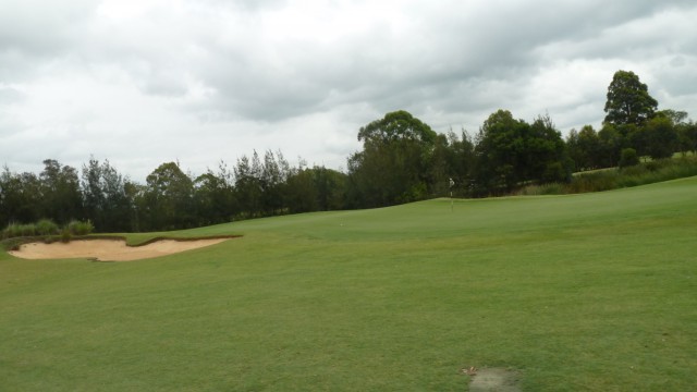 The 3rd green at Kooindah Waters Golf Club