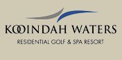 The logo of Kooindah Waters Golf Club