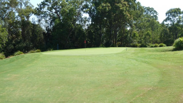 The 11th green at Macquarie Links