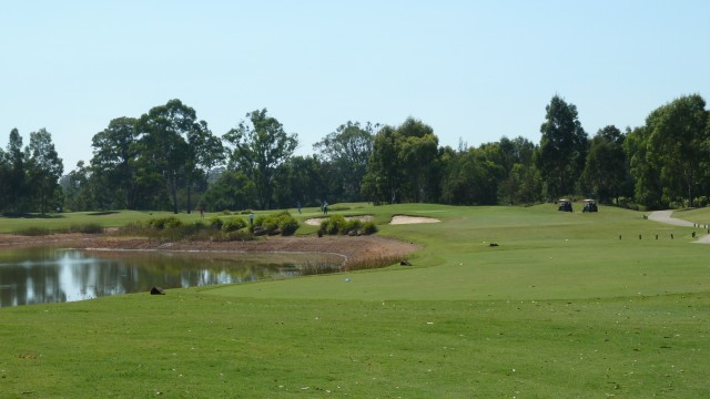 The 15th tee at Macquarie Links