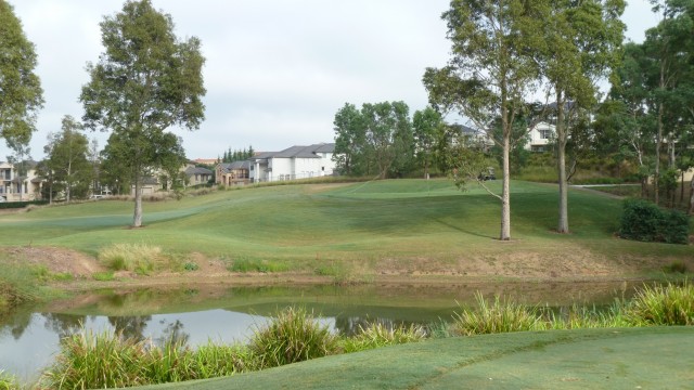 The 4th green at Macquarie Links