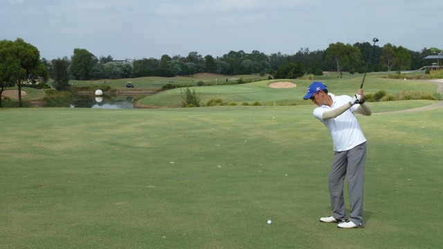 The 9th fairway at Macquarie Links