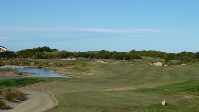 The 1st tee at Magenta Shores Golf & Country Club