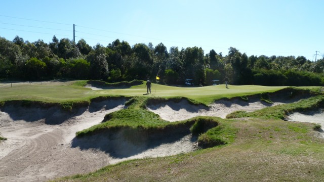 The 8th green at Magenta Shores Golf & Country Club