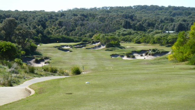 The 8th tee at Magenta Shores Golf & Country Club